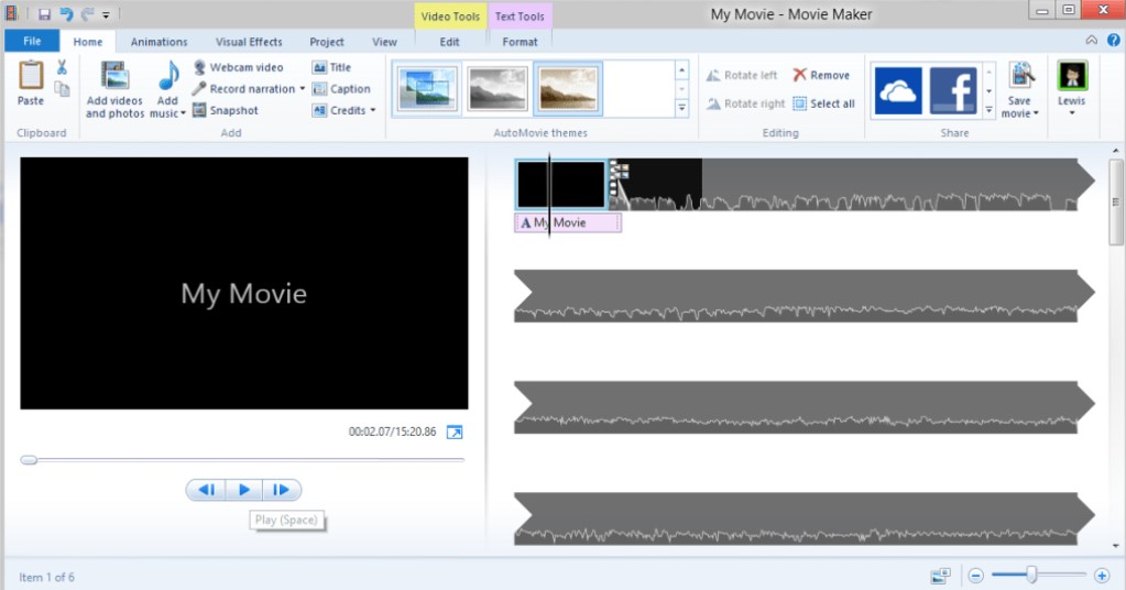 Windows movie maker 2.6 for windows 7